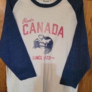 Roots 3/4 length mens shirt